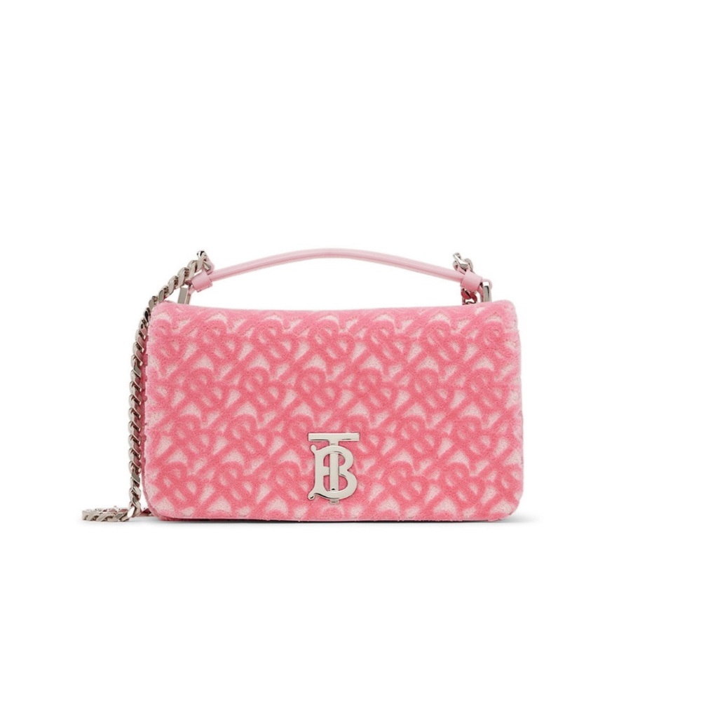 Burberry Pink Crossbody Bag with Monogram Design